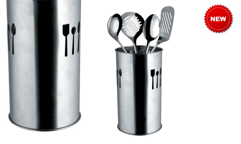 Soporte para utensilios de cocina acero inoxidable