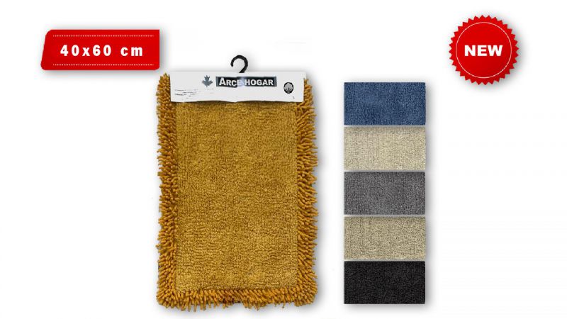 alfombra baño rizo borde. 40x60 cm.