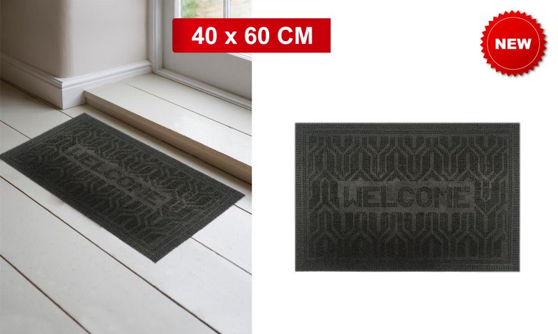 Felpudo Goma Pin - Welcome Diseño - 40x60cm