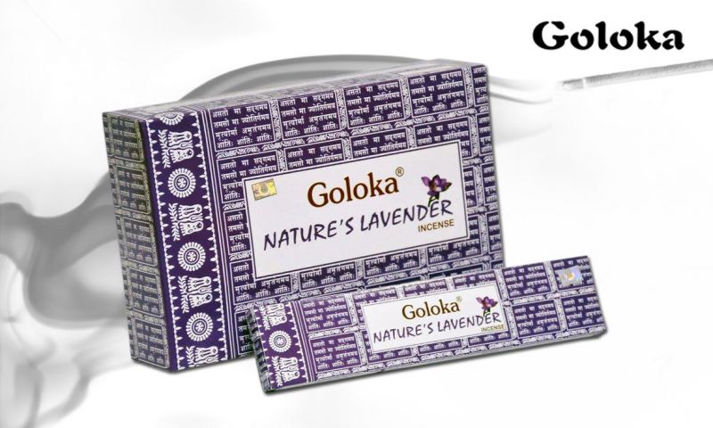 Incienso Goloka nature lavender