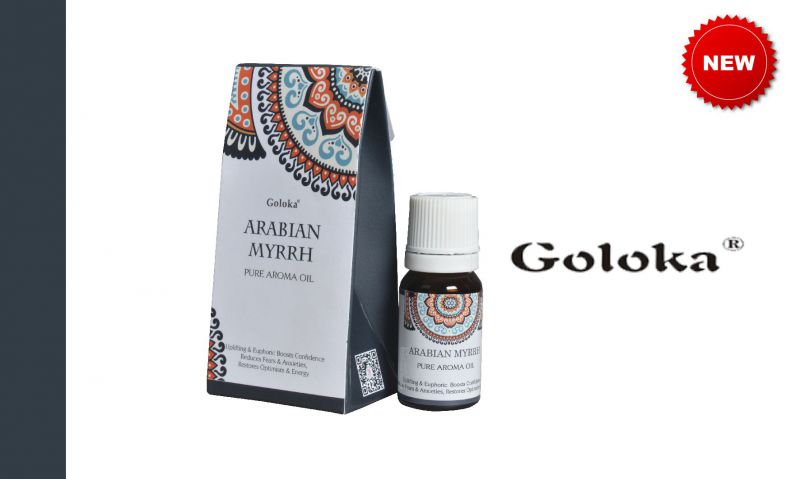 Aceite aromático Goloka arabian mirrh 10 ml.