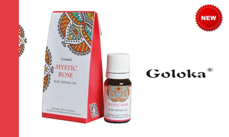 Aceite aromático Goloka mystic rosa 10 ml.