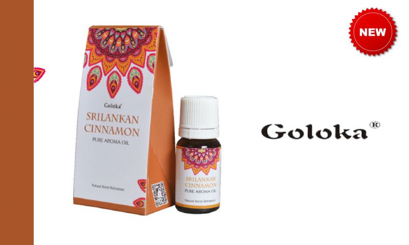 Aceite aromático Goloka sri lankan canela 10 ml.
