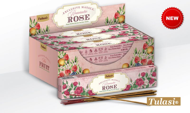 Incienso Tulasi masala romantic rose