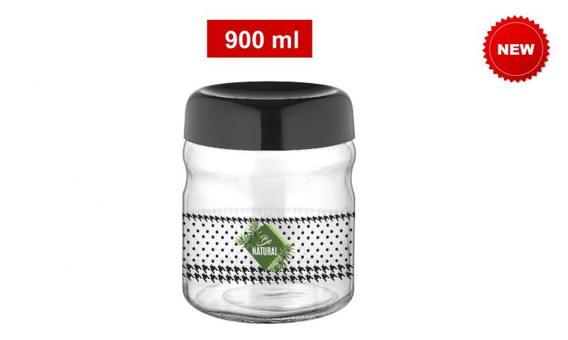Bote de vidrio be natural 900 ml.