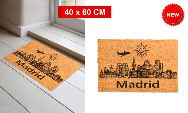 Felpudo de coco Madrid 40x60 cm.