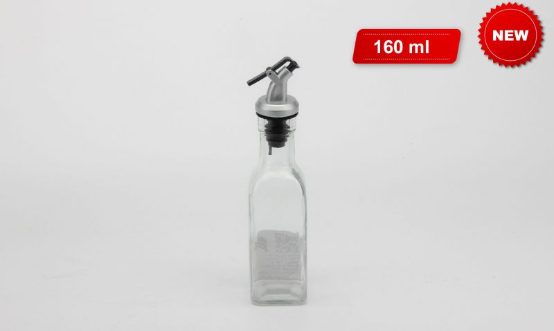 Aceitera de vidrio 150 ml.